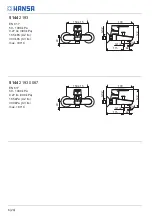 Preview for 6 page of Hansa 5145 0193 0067 Installation And Maintenance Manual