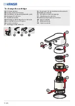 Preview for 14 page of Hansa 5145 0193 0067 Installation And Maintenance Manual