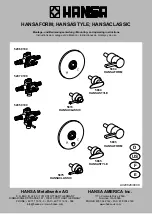 Hansa 5205 0100 Mounting And Operating Instructions preview