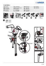 Preview for 9 page of Hansa 5501 2201 Installation And Maintenance Manual