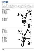 Preview for 30 page of Hansa 5501 2201 Installation And Maintenance Manual