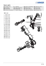 Preview for 33 page of Hansa 5501 2201 Installation And Maintenance Manual