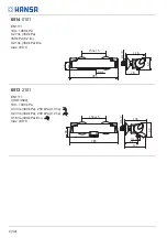 Предварительный просмотр 4 страницы Hansa 6513 2101 Installation And Maintenance Manual