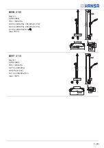 Предварительный просмотр 5 страницы Hansa 6513 2101 Installation And Maintenance Manual