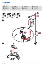 Preview for 14 page of Hansa 6513 2101 Installation And Maintenance Manual