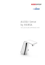 Hansa ALESSI Sense 0773 2201 Installation And Maintenance Manual preview