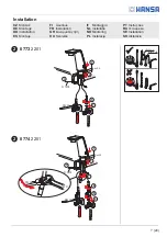 Предварительный просмотр 7 страницы Hansa ALESSI Sense 0773 2201 Installation And Maintenance Manual