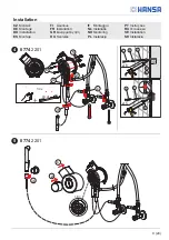 Предварительный просмотр 9 страницы Hansa ALESSI Sense 0773 2201 Installation And Maintenance Manual