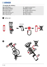 Предварительный просмотр 18 страницы Hansa ALESSI Sense 0773 2201 Installation And Maintenance Manual