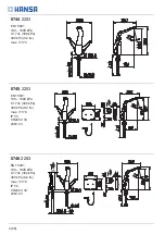 Preview for 4 page of Hansa Alessi Swan 0744 2203 Installation And Maintenance Manual