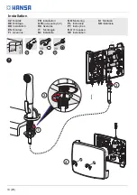 Preview for 10 page of Hansa Alessi Swan 0744 2203 Installation And Maintenance Manual