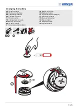 Preview for 13 page of Hansa Alessi Swan 0744 2203 Installation And Maintenance Manual