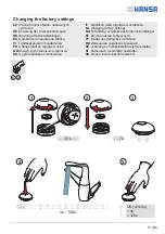 Preview for 15 page of Hansa Alessi Swan 0744 2203 Installation And Maintenance Manual