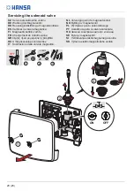 Preview for 20 page of Hansa Alessi Swan 0744 2203 Installation And Maintenance Manual