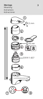 Preview for 3 page of Hansa Classic 59 911 437 Mounting And Operating Instructions