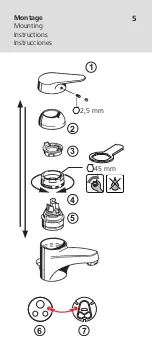 Предварительный просмотр 5 страницы Hansa Classic 59 911 437 Mounting And Operating Instructions