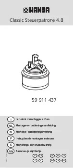 Предварительный просмотр 13 страницы Hansa Classic 59 911 437 Mounting And Operating Instructions