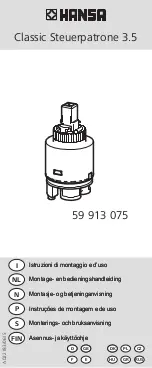 Предварительный просмотр 9 страницы Hansa Classic 59 913 075 Mounting And Operating Instructions