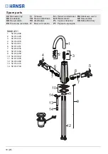 Предварительный просмотр 16 страницы Hansa CLIFF 5042 2201 Installation And Maintenance Manual