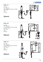 Предварительный просмотр 5 страницы Hansa DESIGNIO 5179 2201 Installation And Maintenance Manual