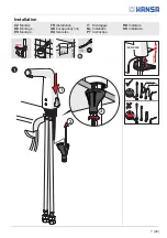 Предварительный просмотр 7 страницы Hansa DESIGNIO 5179 2201 Installation And Maintenance Manual