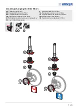 Предварительный просмотр 11 страницы Hansa DESIGNIO 5179 2201 Installation And Maintenance Manual