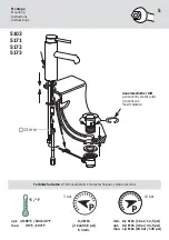 Предварительный просмотр 5 страницы Hansa DESIGNO 5103 2173 Mounting And Operating Instructions