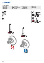 Preview for 8 page of Hansa DESIGNO STYLE 5101 2283 Installation And Maintenance Manual