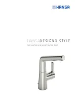 Hansa DESIGNO STYLE 5103 2283 Installation And Maintenance Manual предпросмотр