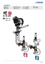 Preview for 15 page of Hansa DESIGNO STYLE 5103 2283 Installation And Maintenance Manual