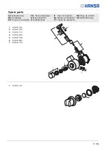 Preview for 31 page of Hansa DESIGNO STYLE 5103 2283 Installation And Maintenance Manual