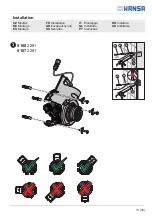 Preview for 13 page of Hansa DESIGNO STYLE 5171 2283 Installation And Maintenance Manual