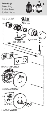 Предварительный просмотр 5 страницы Hansa ECO 59 912 324 Mounting And Operating Instructions