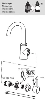 Предварительный просмотр 6 страницы Hansa ECO 59 912 324 Mounting And Operating Instructions