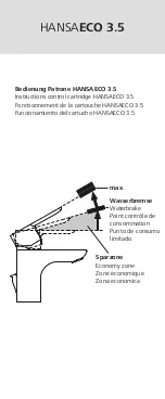 Preview for 8 page of Hansa ECO 59 912 324 Mounting And Operating Instructions