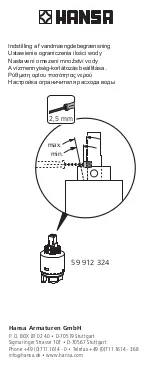 Предварительный просмотр 30 страницы Hansa ECO 59 912 324 Mounting And Operating Instructions