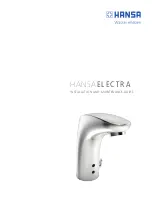 Предварительный просмотр 1 страницы Hansa ELECTRA 64432219 Installation And Maintenance Manual