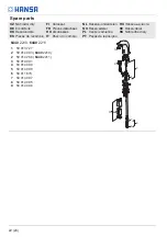 Preview for 22 page of Hansa ELECTRA Installation And Maintenance Manual