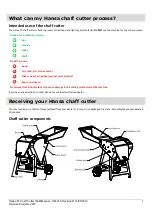 Preview for 3 page of Hansa F3 CHAFF CUTTER Operation, Maintenance And Safety Manual