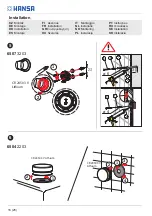 Preview for 16 page of Hansa FIT 6504 2203 Installation And Maintenance Manual