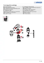 Preview for 21 page of Hansa FIT 6504 2203 Installation And Maintenance Manual