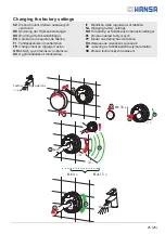 Preview for 25 page of Hansa FIT 6504 2203 Installation And Maintenance Manual