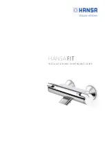 Hansa HANSAFIT Series Installation And Maintenance Manual предпросмотр