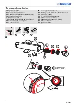 Предварительный просмотр 21 страницы Hansa HANSAFIT Series Installation And Maintenance Manual