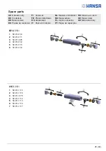 Предварительный просмотр 25 страницы Hansa HANSAFIT Series Installation And Maintenance Manual