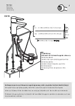 Предварительный просмотр 7 страницы Hansa HANSALIGNA Series Mounting And Operating Instructions