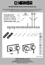 Preview for 1 page of Hansa HANSAMATRIX 4451 9503 Mounting And Operating Instructions