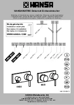 Предварительный просмотр 17 страницы Hansa HANSAMATRIX 4451 9503 Mounting And Operating Instructions