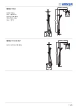 Предварительный просмотр 7 страницы Hansa HANSAUNITA Series Installation And Maintenance Manual