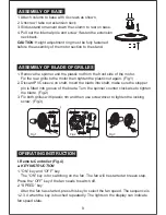 Предварительный просмотр 10 страницы Hansa HF-162 Owner'S Manual